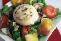 Apricot and Warm Goat Cheese Salad