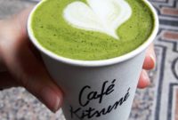 Matcha Latte Love at Cafe Kitsune Maison Kitsune Paris