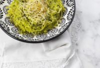 Arugula Pesto Spaghetti Squash Noodles
