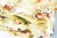 Fresh Zucchini Salmon Lasagna