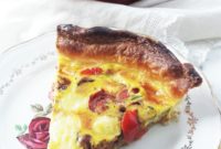 Vibrant Mediterranean Quiche with Mint