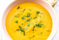 Creamy Carrot Coconut Curry Soup