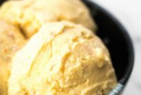 Creamy Homemade Peach Ice Cream