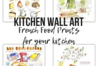 French Cuisine Kitchen Wall Decor
