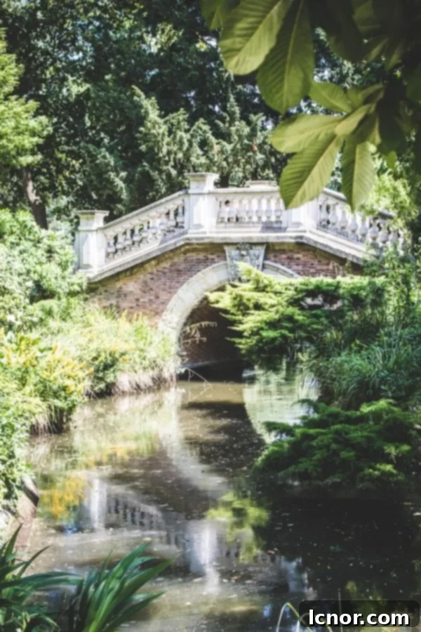 10 Paris Insider Spots: Experience the City Like a Local 4 non-touristy things to do in paris, bridge and water surrounded with foliage in the Parc Monceau Paris