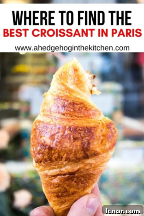 Paris's Top 15 Croissants A Local's Definitive Guide 2 The best croissant in Paris: A golden, flaky pastry awaits.