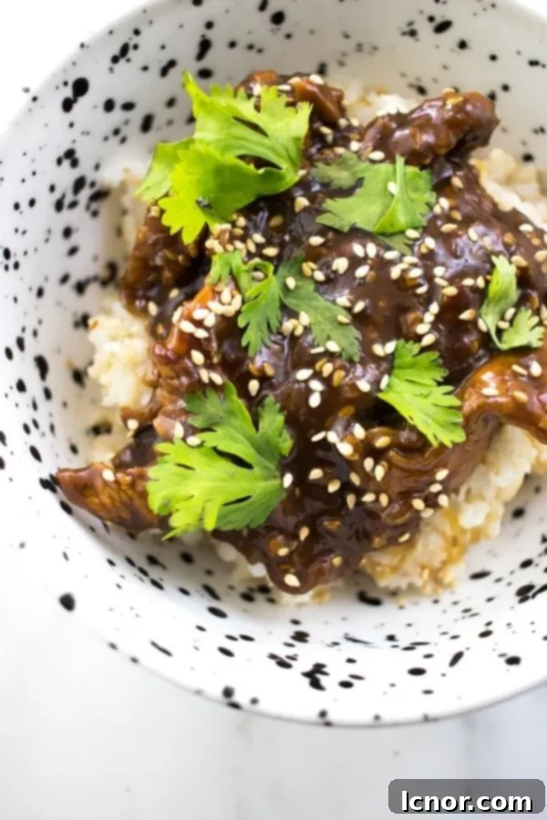 Delicious Cantonese Chicken with sesame seeds and cilantro in a bowl