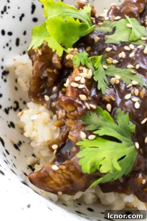 A bowl of Cantonese Chicken ready to be served, showcasing the rich sauce and tender chicken.