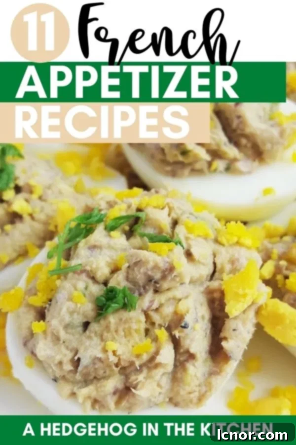 Assortment of delicious French Appetizers