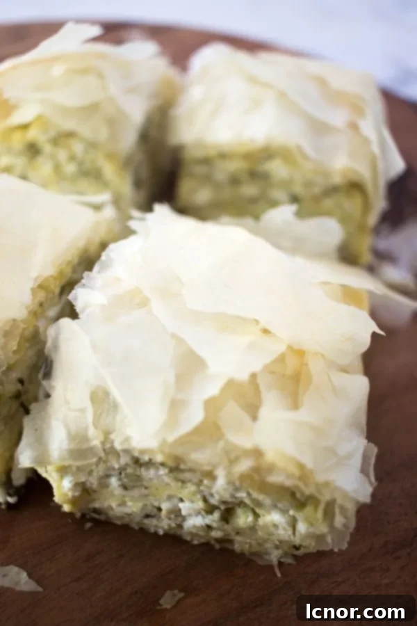 Greek Appetizers - Tiropita Greek Cheese Pie