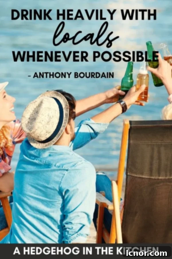 Anthony Bourdain Travel Quotes about food and local experiences