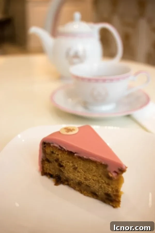 Nina's Paris afternoon tea with apple cake and Marie Antionette tea