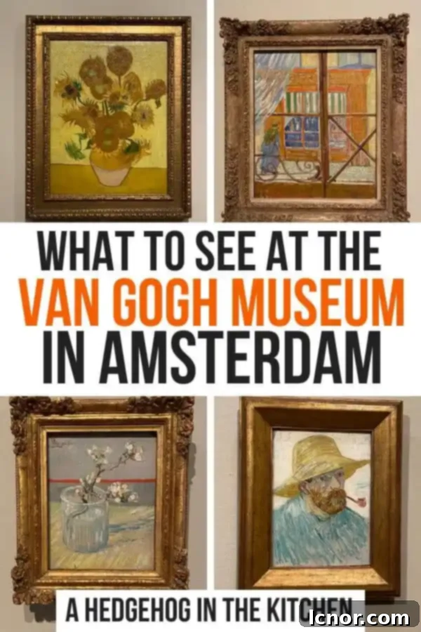 Pin this guide for your future visit to the Van Gogh Museum Amsterdam, featuring an image of the museum's exterior.