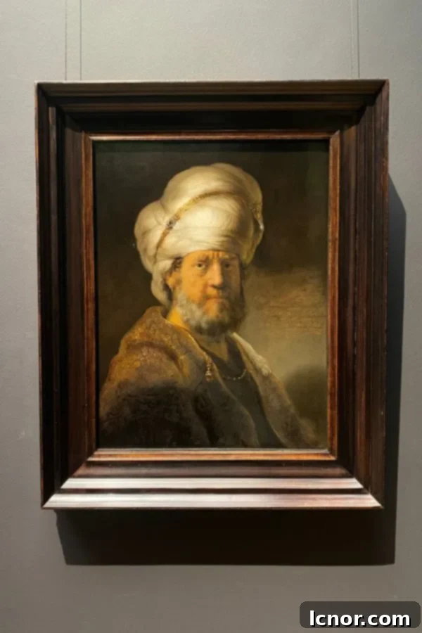 Must-See Masterpieces at Amsterdam's Rijksmuseum 7 Man in Oriental Dress by Rembrandt, 1635, Rijksmuseum, Amsterdam