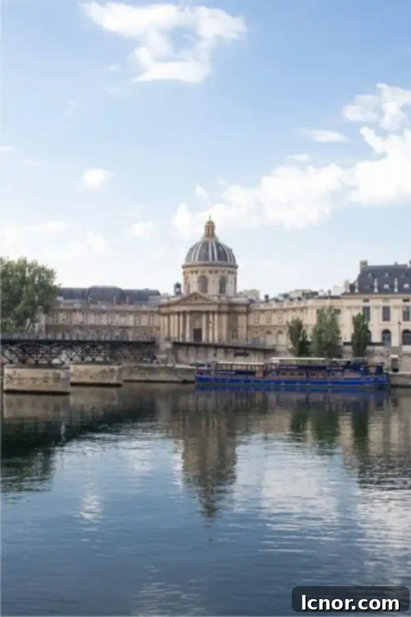 Summer in Paris on the Pont des Arts