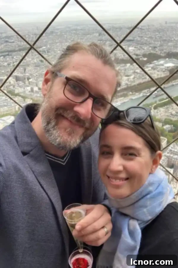 Champagne at the Eiffel Tower