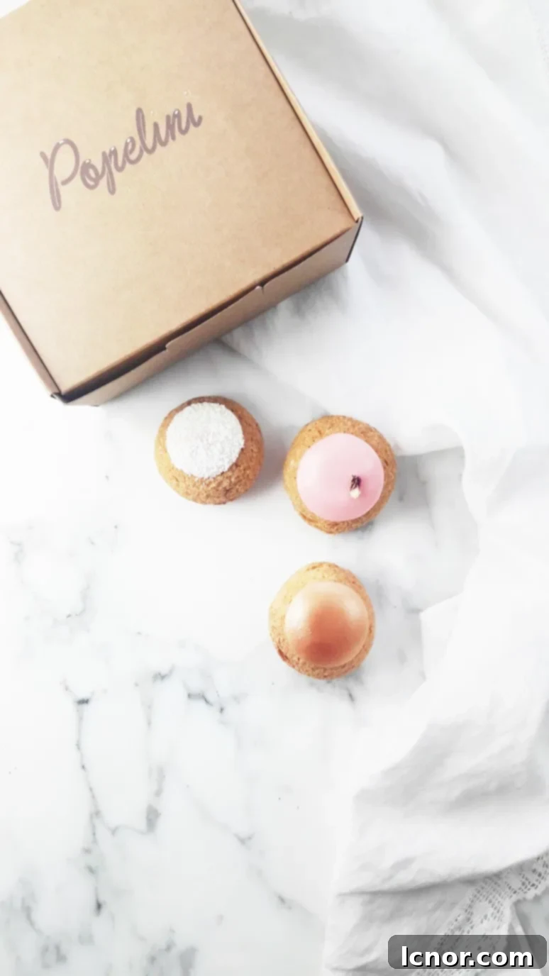 Popelini Paris. Perfect dessert choux, rose & raspberry, apple tatin & tapioca. Lovely with coffee or tea. | ahedgehoginthekitchen.com