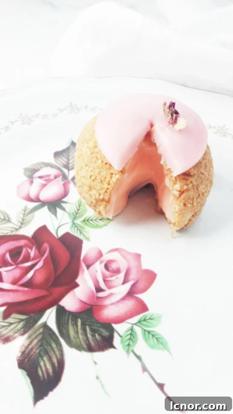 Popelini Paris. Perfect dessert choux, rose & raspberry, apple tatin & tapioca. Lovely with coffee or tea. | ahedgehoginthekitchen.com