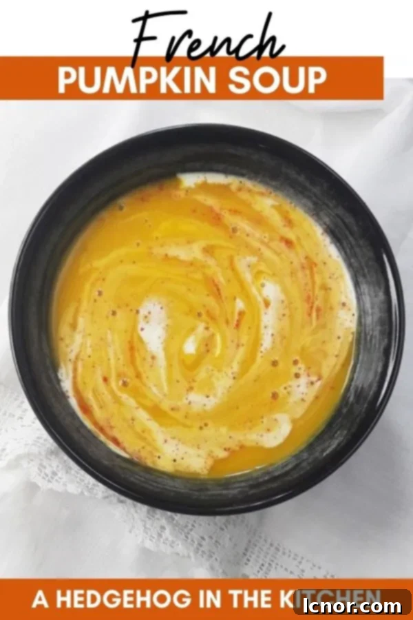 French Pumpkin Soup (The Perfect Pumpkin Soup Recipe)