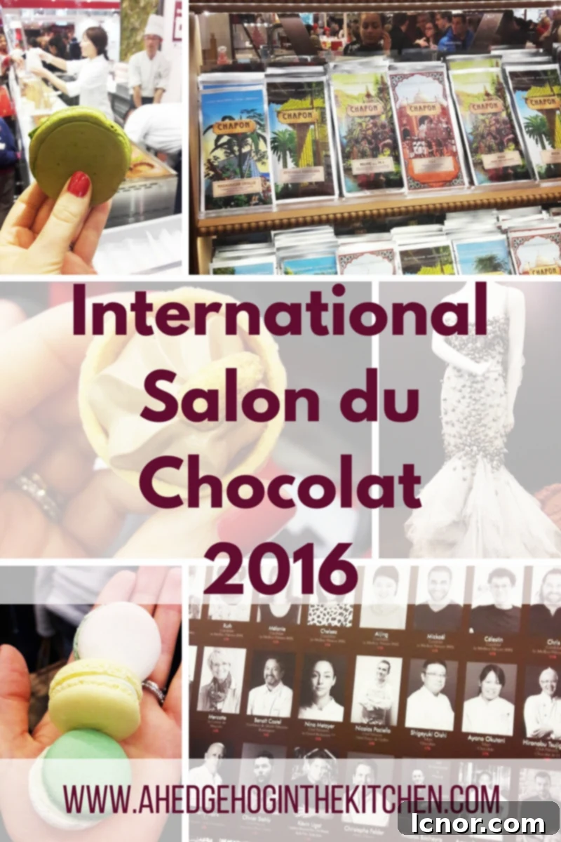 International Salon du Chocolat. A Hedgehog in the Kitchen. www.ahedgehoginthekitchen.com.