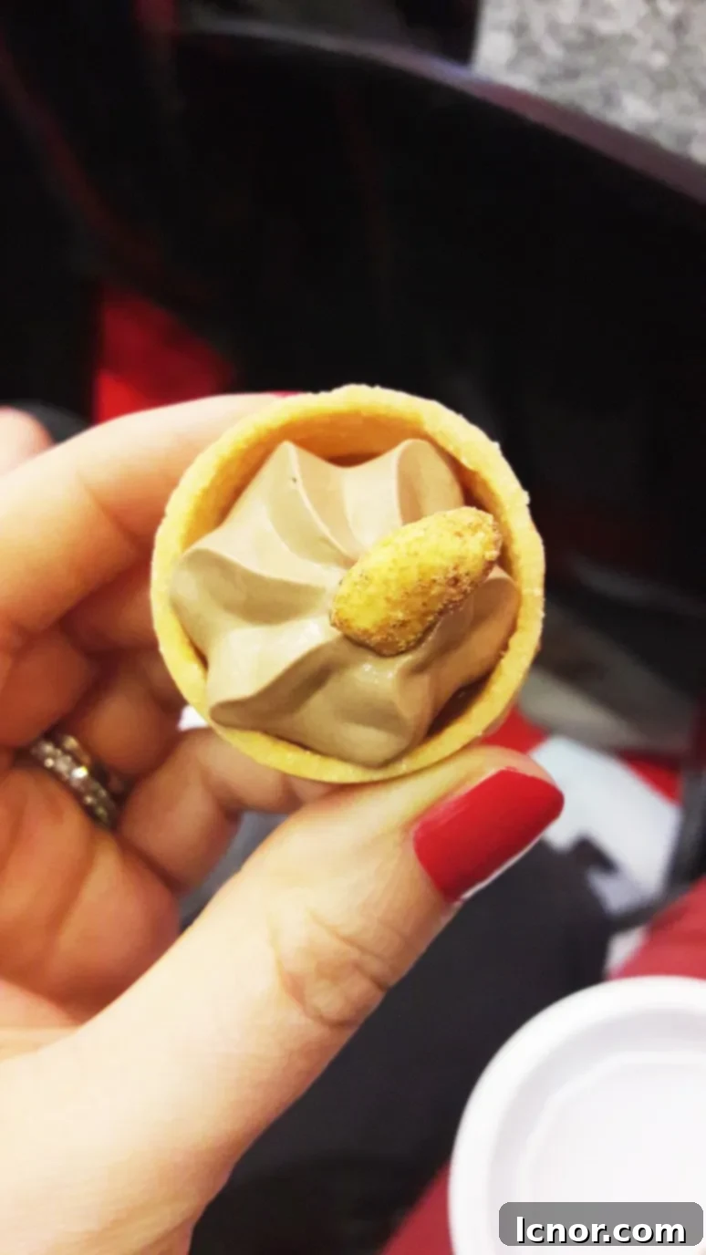 Salon du Chocolat : Meilleur Patissier : Peanut Tartelette. A Hedgehog in the Kitchen. www.ahedgehoginthekitchen.com.