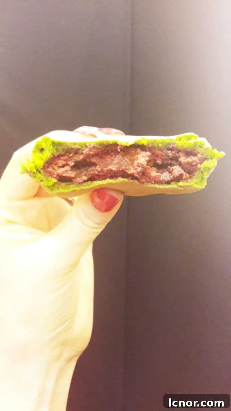 International Salon du Chocolat 2016. Matcha Waffle + Chocolate Macaron. A Hedgehog in the Kitchen. www.ahedgehoginthekitchen.com.