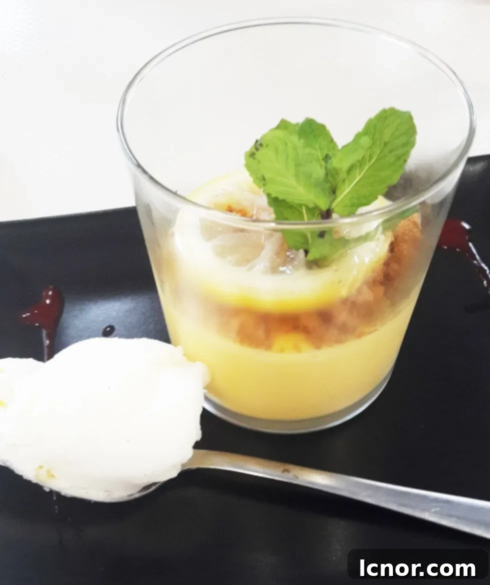 Lemon curd crumble dessert at Le Comptoir du Boeuf. A Hedgehog in the Kitchen. www.ahedgehoginthekitchen.com.