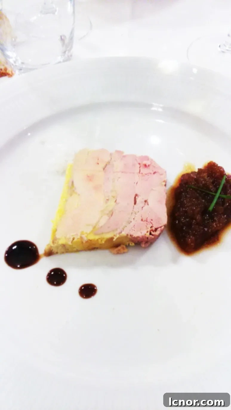 Foie gras starter at Brasserie FLO. A Hedgehog in the Kitchen. www.ahedgehoginthekitchen.com.