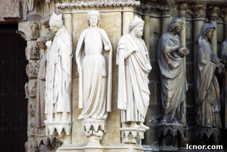 Interior of Reims Cathedral. A Hedgehog in the Kitchen. www.ahedgehoginthekitchen.com.