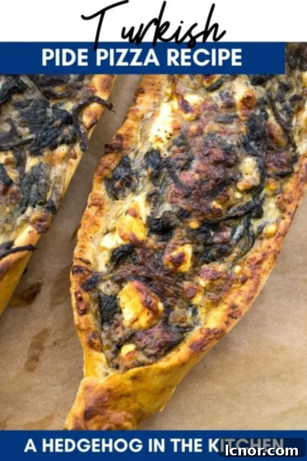 Spinach & Feta Turkish Pide (Vegetarian) 7 Turkish Side Recipe
