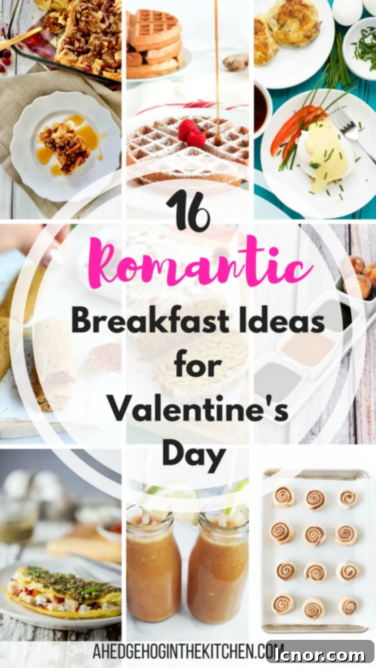 16 Romantic Breakfast Ideas for Valentine's Day. | ahedgehoginthekitchen.com