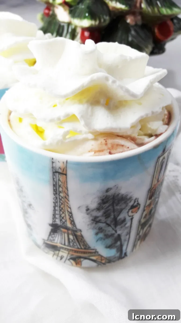Romantic breakfast ideas for Valentine's Day? | The BEST French Hot Chocolate. | ahedgehoginthekitchen.com