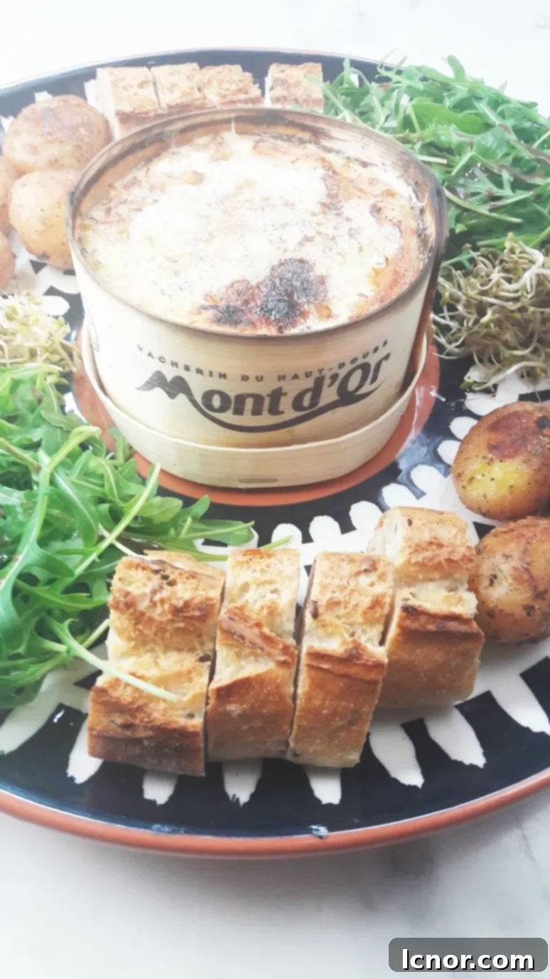 Mont d'Or Fondue Platter. | ahedgehoginthekitchen.com