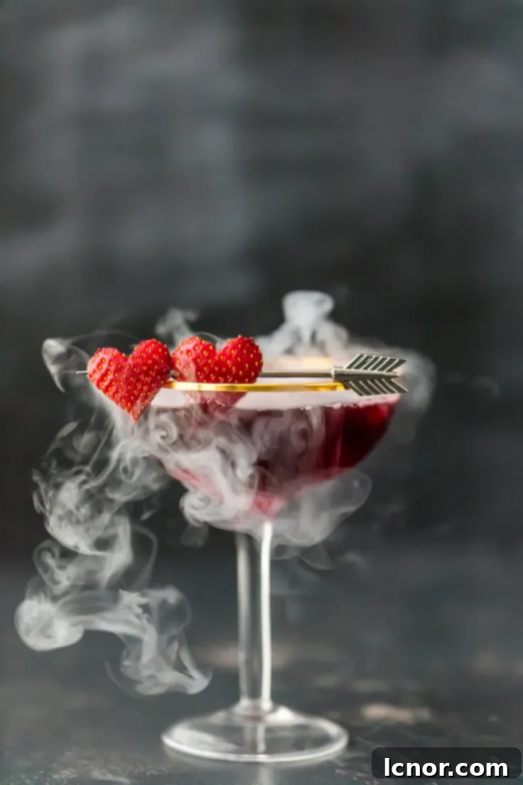 6 Romantic Valentine's Day Cocktails. Each and every one is drool-worthy! | ahedgehoginthekitchen.com