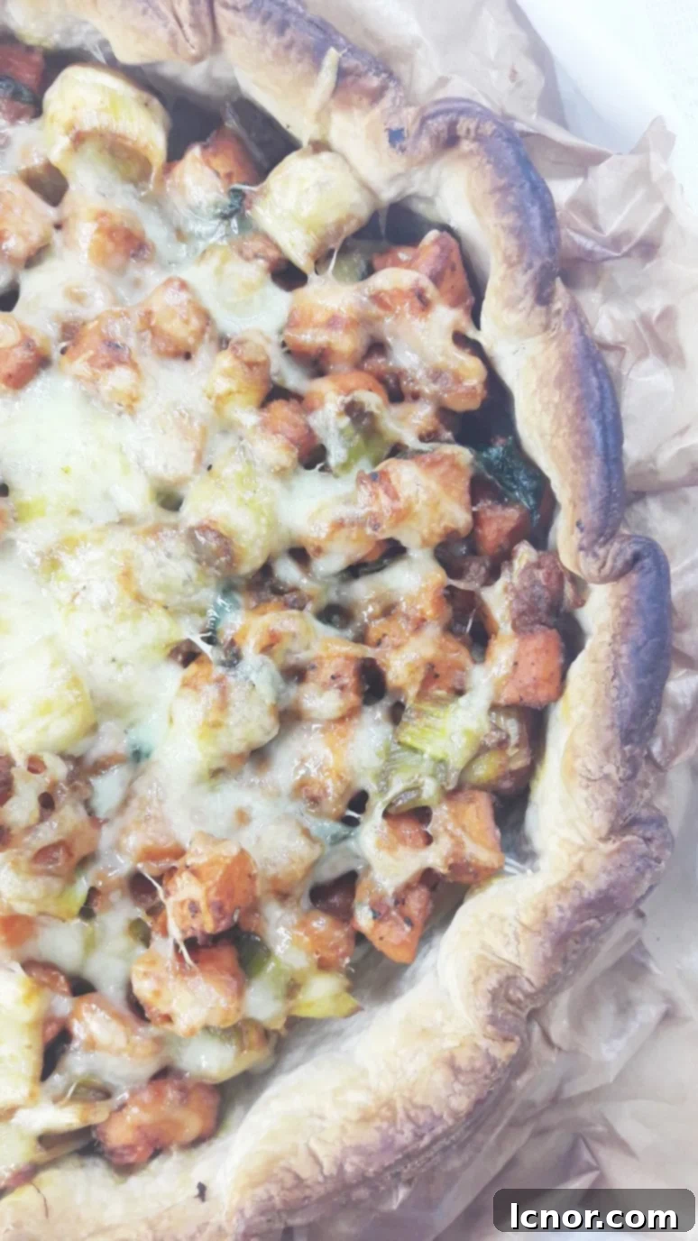 Sweet potato tart. This classic French tart is easy and delicious! | ahedgehoginthekitchen.com