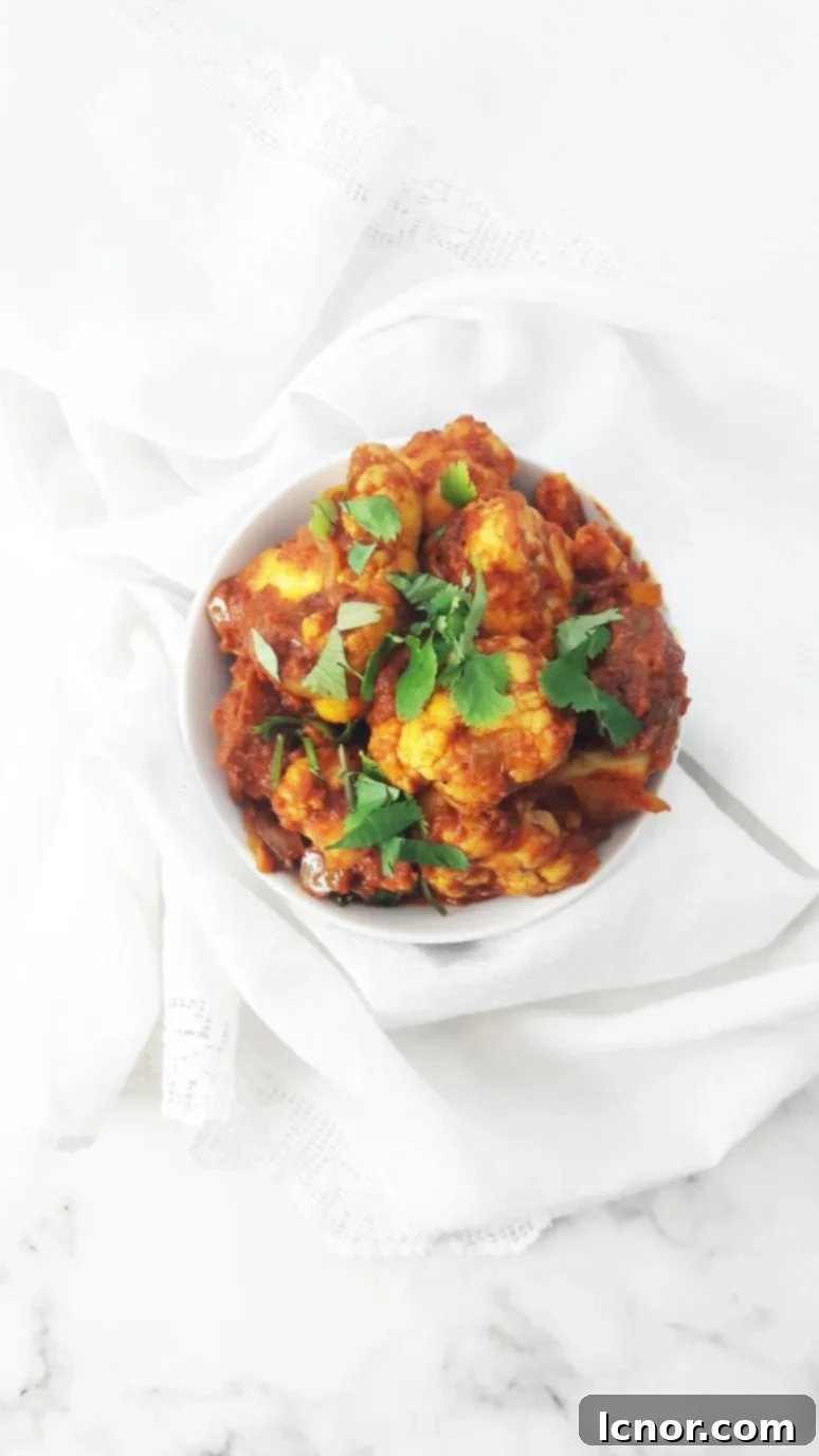 Potato and cauliflower aloo gobi recipe. A healthy + easy Indian lunch or dinner. | ahedgehoginthekitchen.com