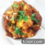 Potato and cauliflower aloo gobi recipe. A healthy + easy Indian lunch or dinner. | ahedgehoginthekitchen.com