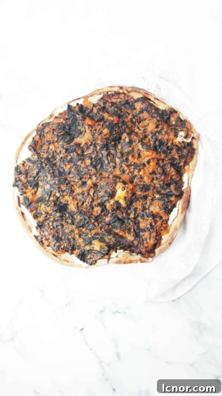 Indian wholewheat palak paneer pizza. A real food, nutritious & delicious homemade pizza recipe. | ahedgehoginthekitchen.com