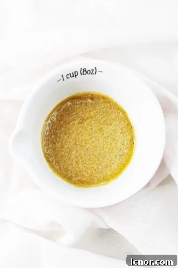 Classic French vinaigrette for all your Summer salads, in a small glass jar
