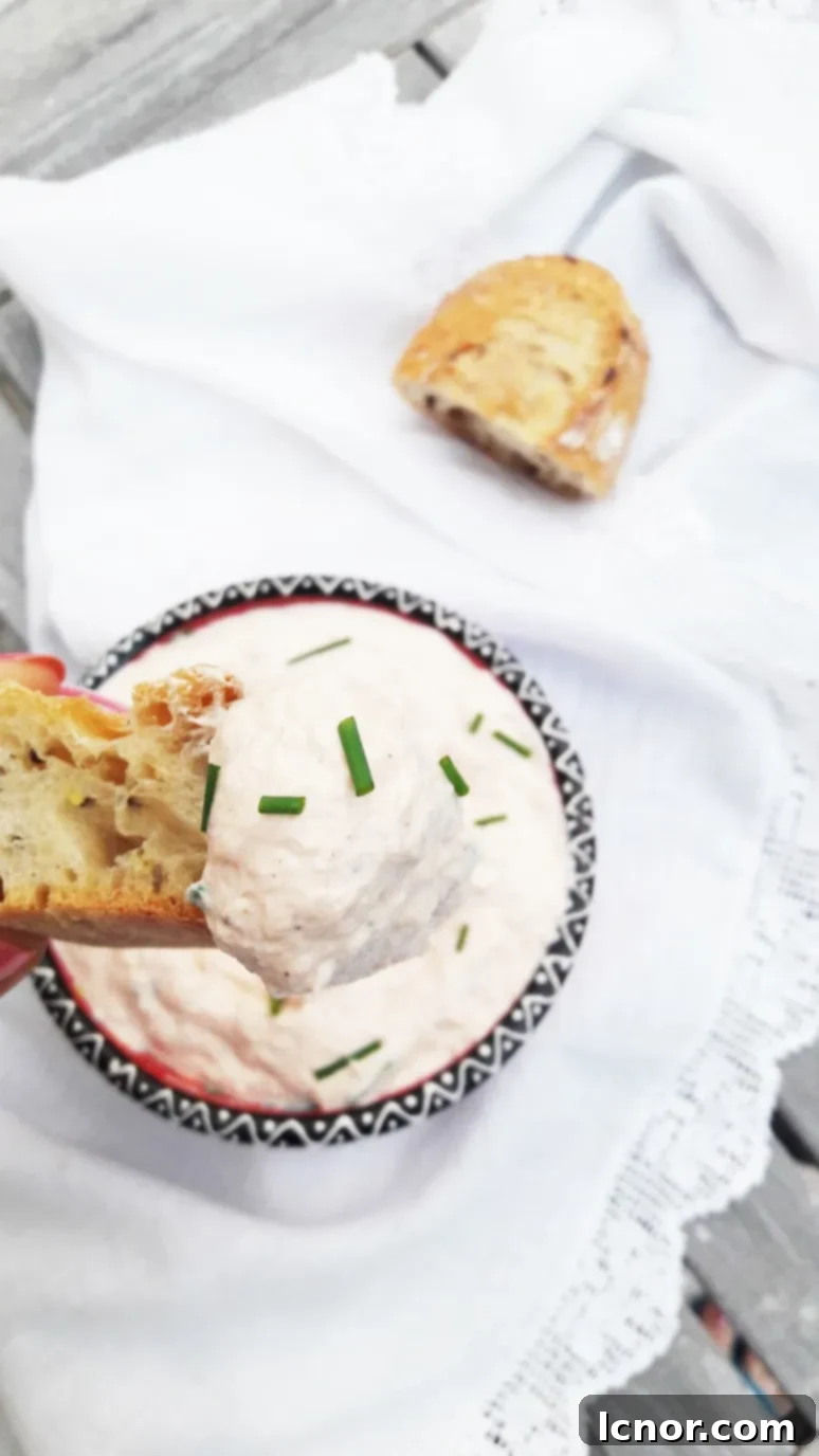 Elegant French Salmon Mousse 2 The best French salmon mousse. We love this easy French recipe that is organic, healthy and full of flavor. | ahedgehoginthkitchen.com