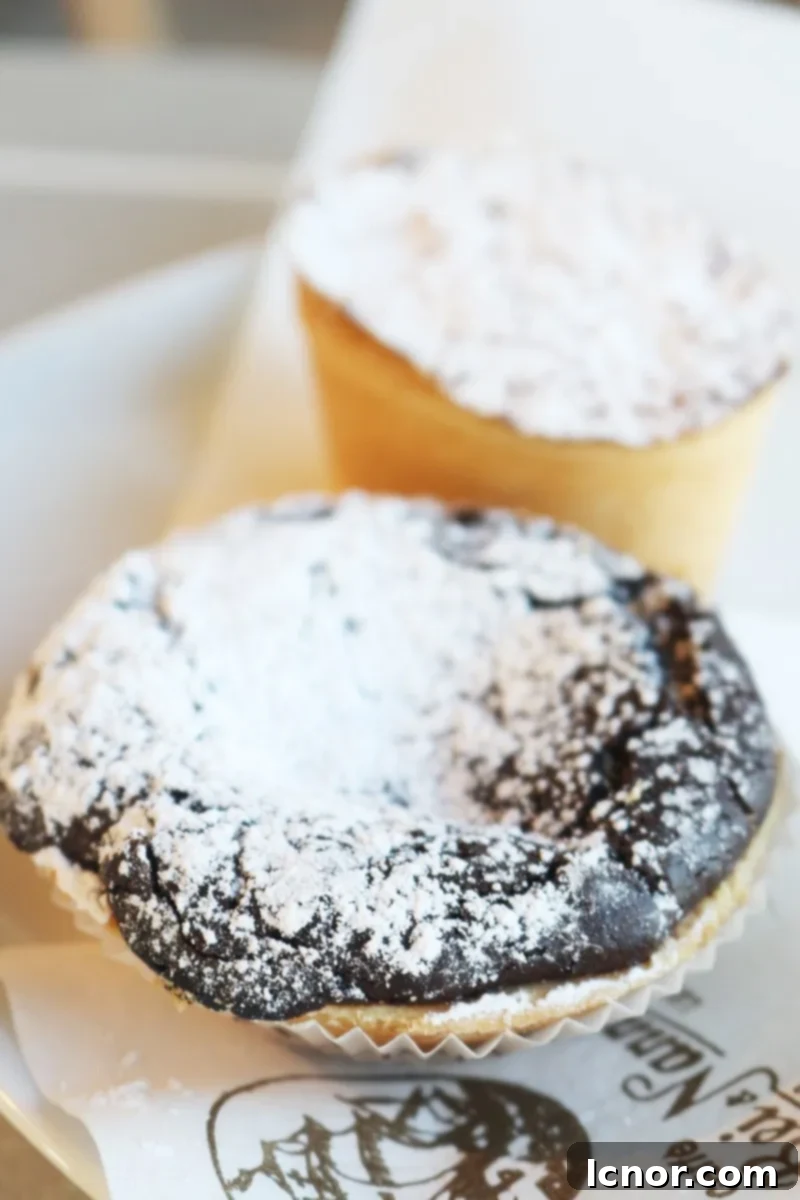 The Essential Italian Breakfast Indulgence 7 Decadent chocolate and pear budino, a sophisticated Italian pastry