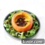 Mini pumpkin filled with cheddar and speck. | ahedgehoginthekitchen.com