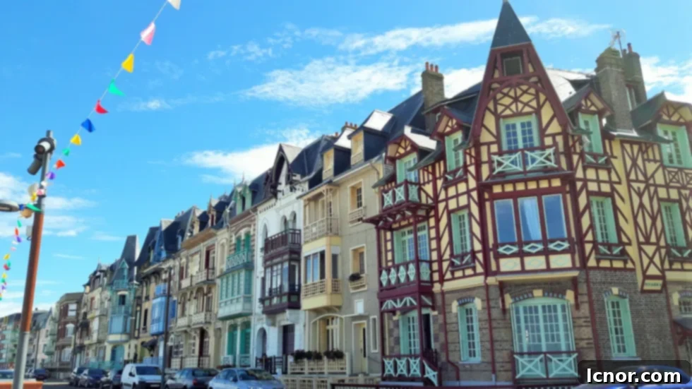 Belle Époque houses in Mers-Les-Bains, Somme Bay, France. | ahedgehoginthekitchen.com