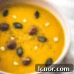 Golden Harvest Butternut Soup 6 Autumn glow butternut squash soup | ahedgehoginthekitchen.com