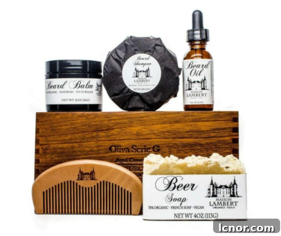 Gift Guide from Our Parisian Home. Organic Beard Kit. | ahedgehoginthekitchen.com