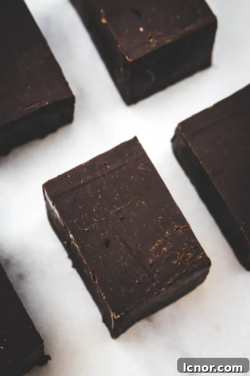 4 Ingredient orange chocolate fudge