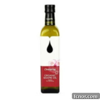 Creamy Carrot Coconut Curry Soup 8 Clearspring sesame oil