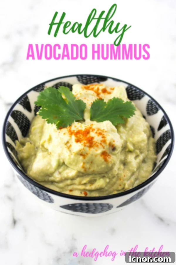 Healthy Avocado Hummus #avocado #glutenfree #avocadohummus #hummus