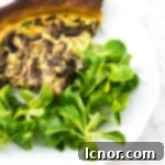 Cheesy Mushroom Quiche