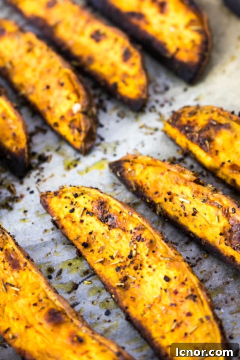 Sweet Potato Wedges #sweetpotato #appetizers #sweetpotatorecipes #vegan